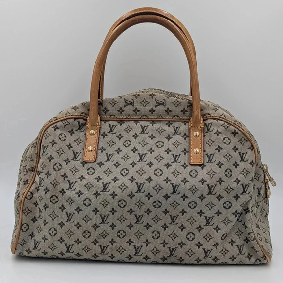 Authentic Louis Vuitton Monogram Mini Marie Shoulder Bag Blue M92003 - Picture 1 of 13
